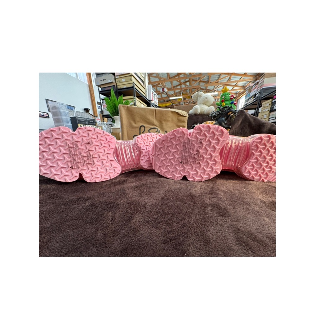 La Sheelah colorful Sneakers with Clear Pink Soles - Picture 7 of 10